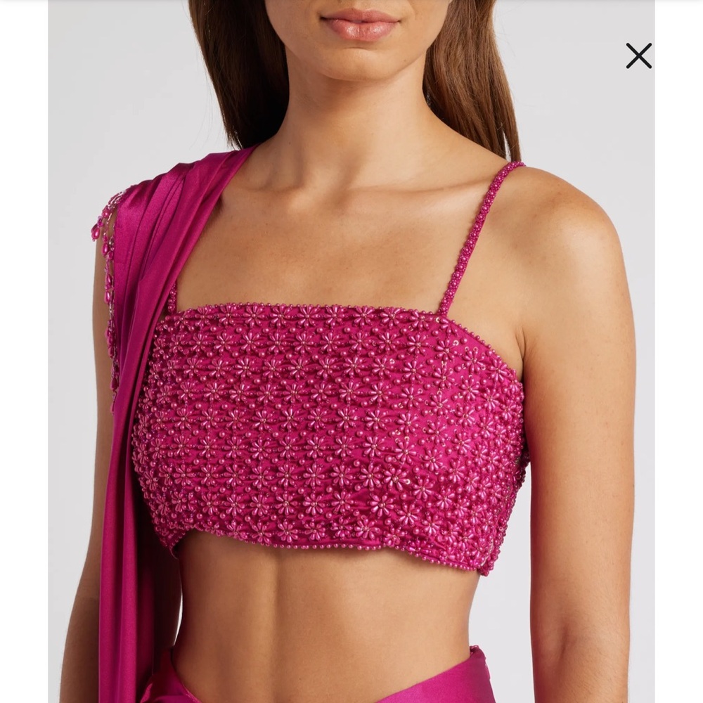 Sani Choli Beaded Top
